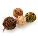 Rattan Ball for Rodents 4 pcs 2