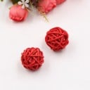 Rattan decoratieve ballen 3 cm 10 stuks Geweven ballen voor de decoratie van verjaardagen en bruiloften Voor creatief knutselen van eigen 3