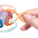 Rattle and Teether with Beads 2-in-1 3