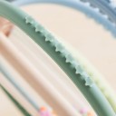 Rattolo per neonati e bambini piccoli, tubo in silicone con palline, 11,5x11 cm, giocattolo adatto per i denti, rattles 6