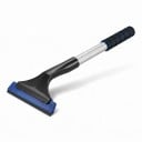 Răzătoare telescopică pentru gheață și zăpadă 42 până la 63 cm Țeavă telescopică din aluminiu Racletă moale din PVC 11,5 cm Mâner din spumă 3