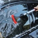 Răzătoare telescopică pentru gheață și zăpadă 42 până la 63 cm Țeavă telescopică din aluminiu Racletă moale din PVC 11,5 cm Mâner din spumă 2