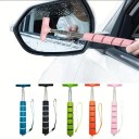 Răzătoare telescopică universală pentru oglinda retrovizoare a mașinii 21x96 cm Răzătoare din oțel inoxidabil cu lamă din cauciuc pentru curățarea geamurilor auto și a feronerie 1
