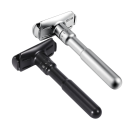 Razor 10.8 x 5.2 x 2.6 cm Adjustable Head Angle 5 Replacement Blades Zinc Alloy Manual Razor for Precise Shaving 1