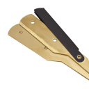 Razor de barber profesionist 14 x 2,2 cm Shavetta pentru bărbierit Săbii de coafură pliabile pentru conturare și styling precise 2