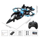 RC Aircraft Made of Durable Foam 21 cm x 12 cm x 4.5 cm with Altitude Stabilisation, Acrobatic Functions and Modular Battery 4