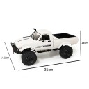 RC auto WPL C24-1 1:16 4WD 2.4G Offroad Rock Crawler LED światła 35 m zasięg 7,4V 1500mAh USB ładowanie Terenowe leżące auto dla dzieci 9