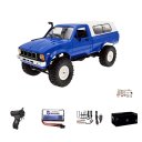 RC auto WPL C24-1 1:16 4WD 2.4G Offroad Rock Crawler LED valot 35 m kantama 7,4V 1500mAh USB lataus Maasto kiipeilyauto lapsille 12