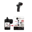 RC αυτο WPL D12 Mini 1:16 21×10,5×11,5 εκ. Ηλεκτρικό τηλεκατευθυνόμενο Drift LED φώτα Φορτηγό Offroad 25 λεπτά οδήγησης 4