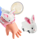 RC αυτοκίνητο με τηλεχειριστήριο ρολογιού 2,4 GHz παιδικό παιχνίδι με LED φώτα μίνι αγωνιστικό αυτοκίνητο με ζωάκι κουνέλι επαναφορτιζόμενο αυτοκίνητο για παιδιά 3–12 ετών πλαστικό 5