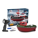 RC barca 23,5 x 9,7 x 14,5 cm Barca elettrica 8 km/h Controllo remoto 50 m Batteria al litio 3,7 V 600 mAh Ricarica USB Giocattolo 4