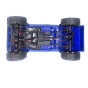 RC bil WPL C24-1 1:16 4WD 2.4G Offroad Rock Crawler LED lys 35 m rækkevidde 7,4V 500mAh USB opladning Terrængående bil til børn og voksne 5