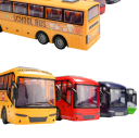 RC Bus 1:30 31.5×11.5×8 cm Electric Model 27 MHz 4-Channel Remote Control LED Lights Green City Tourist Bus for Children 2
