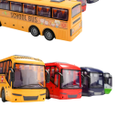 RC Bus 1:30 31.5×11.5×8 cm Electric Model 27 MHz 4-Channel Remote Control LED Lights Yellow School Bus for Children 2
