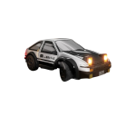 RC Drift Car 1:64 AE86 7,5×3,8×2,8 cm Mini 2.4G 4WD Elektrické stolní závodní auto USB nabíjení 15 min jízdy Plastová hračka pro chlapce 9