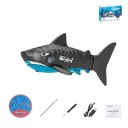 RC Hai 35×14×10 cm Fernbedienter Fisch für Wasser 2 Geschwindigkeiten 360° Drehung Wasserdichte Gummidichtung Simulationsbewegung 1