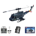 RC helikopter C032 1:48 2.4G 6CH 6-assige gyroscoop Optische stroom Borstelloze motor Hoogtebehoud 200 m bereik USB opladen 13 min vlucht 9