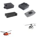 RC helikopter C186 Pro B105 2.4G 4-kanals RTF Fællesløs 6-akse gyroskop Barometer Driftstid 15 min 100 m rækkevidde USB opladning Stabil 5