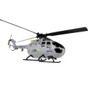 RC helikopter C186 Pro B105 2.4G 4csatornás RTF Szárny nélküli 6tengelyes giroszkóp Magasságmérő Üzemidő 15 perc 100 m hatótávolság USB töltés 12