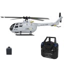 RC helikopteri C186 Pro B105 2.4G 4-kanavainen RTF Ilman siipiä 6-akselinen gyroskooppi Barometri Kesto 15 min 100 m kantama USB-lataus Vakaa 1