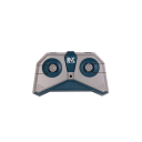 RC καρχαρίας 35×14×10 εκ. Μπλε τηλεκατευθυνόμενο μοντέλο για νερό 2 ταχύτητες 360° περιστροφή Αδιάβροχη κατασκευή Προσομοιωτική σπονδυλική στήλη Ρεαλιστική κίνηση 4