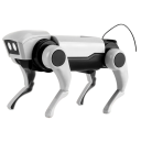 RC robotický pes 13,5 x 7 x 8 cm Diaľkové ovládanie DIY mechanická hračka Elektromechanický model pre deti vedecká výuka 2