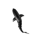 RC Shark 35×14×10 cm Remote-Controlled Water Fish 2 Speeds 360° Rotation Waterproof Rubber Insulation Sprays Water Realistic Movement 9