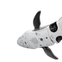 RC submarină balenă 20×9×3,5 cm 2,4G Jucărie electrică subacvatică cu telecomandă Model acvatic cu funcție de scufundare și stropire cu apă 6