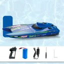 RC turbovirowy łódź strumieniowa 13 x 9,5 x 40 cm 2,4G zasięg ≥250 m Prędkość 30 km/h ABS plastik Zasilanie 11,1 V 2000 mAh 10 min pracy 180 4