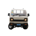 RC voiture WPL D12 1:10 33×14×16 cm Télécommande électrique Camion Drift Lumières LED Traction arrière Tout-terrain 25 min de conduite 2