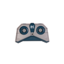 RC žralok 35×14×10 cm Modrý dálkově ovládaný model do vody 2 rychlosti 360° rotace Vodotěsná gumová izolace Realistické plavání 2