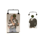 Reactieve zelfklevende doelen 3 inch 7,60 cm 100 stuks in rol Spettereffect Fosforgeel kleur Doelen voor schieten met vuurwapens en bogen 6