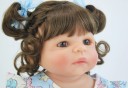 Realistic Doll with Wavy Hair 55 cm 6
