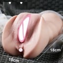 Realistická masturbační pomůcka vagína 18x10 cm z měkkého silikonu s realistickou strukturou vnitřku pružný materiál pro autentický prožitek diskrétní 2