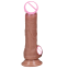 Realistické dildo z lékařského silikonu Silikonové dildo s přísavkou 16,5 x 4 cm 2