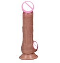 Realistisk dildo lavet af medicinsk silikone Silikonedildo med sugekop 16,5 x 4 cm 2
