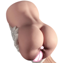 Realistisk onani-enhed 3-i-1 silikone torso med vagina og anus meget realistisk rygform ergonomisk design diskret emballage 1