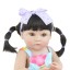 Realistyczna lalka dziewczynka 40 cm 4