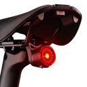 Rear Bicycle Light with Brake Sensor 260mAh USB-C Charging 4 Modes IPX4 Waterproof Smart LED Light 3×3.3 cm 2