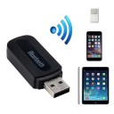 Receptor de áudio Bluetooth para carro e colunas Ligação AUX através de jack de 3,5 mm Alimentação via USB Alcance até 10 m Inclui cabo de áudio 5