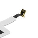 Receptor de carga inalámbrica para teléfonos sin esta función Compatible con cargadores Qi Conexión al conector de carga Diseño delgado 6