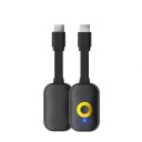Receptor HDMI sem fios KEBIDUMEI espelhamento de ecrã 4K Ultra HD e Full HD 1080p WiFi 2,4 e 5 GHz preto para telefone, tablet e portátil 1