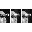 Rechargeable LED Headlamp with COB Light 10W USB IP64 Waterproof Magnetic Headlamp 3 Modes Removable Strap Lightweight Torch 3