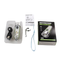 Rechargeable LED Keychain Torch 10 × 2.5 cm USB-C Cable Magnet UV Light Green Mini Torch with Clip 2