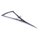 Rechtdoor chirurgisch tandmeetinstrument 17,5 cm 0–40 graden RVS Dubbele schaal Endodontische beugel 4