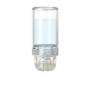 Récipient avec micro-aiguilles 20 pins 0,5 mm aiguilles en titane récipient en verre tête en plastique transparente application de sérums de soin de la peau 1