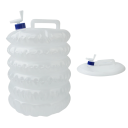 Recipiente portátil para água 15l 26 x 19 x 28 cm Bidão dobrável com pega Camping Caminhadas Jardim Viagens Armazenamento de água potável 1