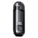 Recortador de vello nasal eléctrico portátil, recargable por USB, para cejas, orejas y nariz, cabezal giratorio de 360°, indicador de carga. 1