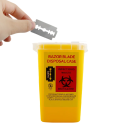 Recyclingbehälter für Klingen 1 Liter Friseurzubehör Sicherer Behälter zur Entsorgung von Rasierklingen Abfallbehälter für Rasier- und Friseurbedarf 5