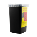 Recyklačný koš na čepele 1 liter Holičské príslušenstvo Bezpečný box na likvidáciu žiletiek Kontajner na odpadové britvy pre holenie 6